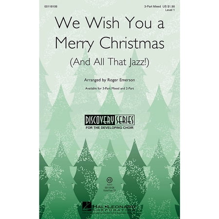 We Wish You a Merry Christmas (and All That Jazz) (Discovery Level 1) VoiceTrax CD by Roger Emerson