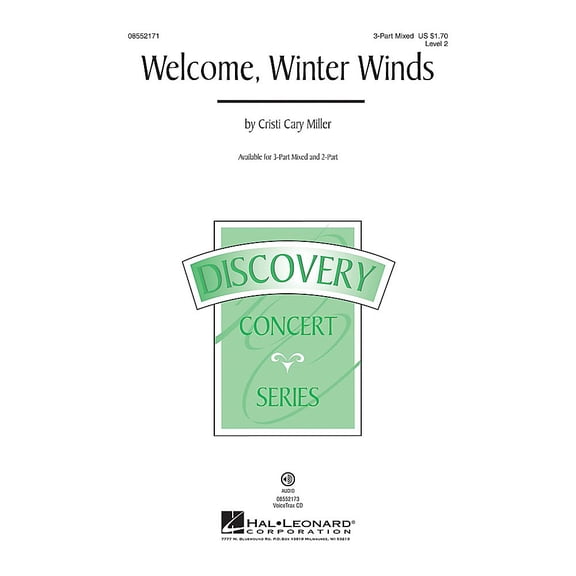 Hal Leonard Welcome, Winter Winds (Discovery Level 2) 2-Part Composed by Cristi Cary Miller