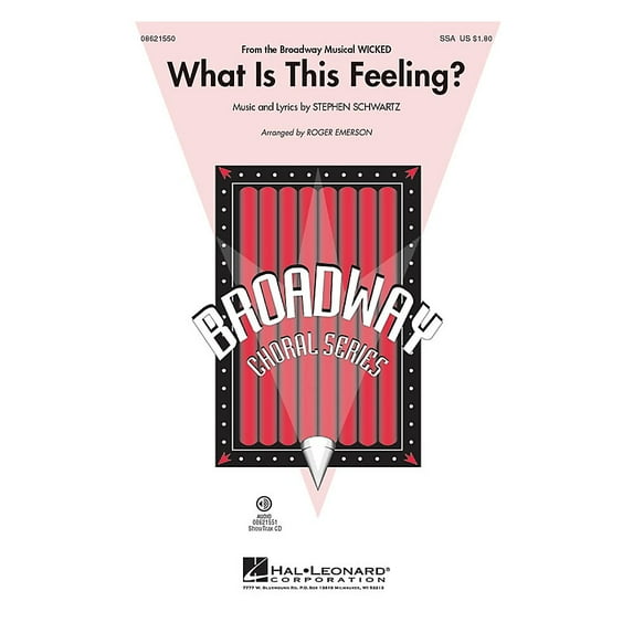 Hal Leonard What Is This Feeling? (from Wicked) ShowTrax CD Arranged by Roger Emerson