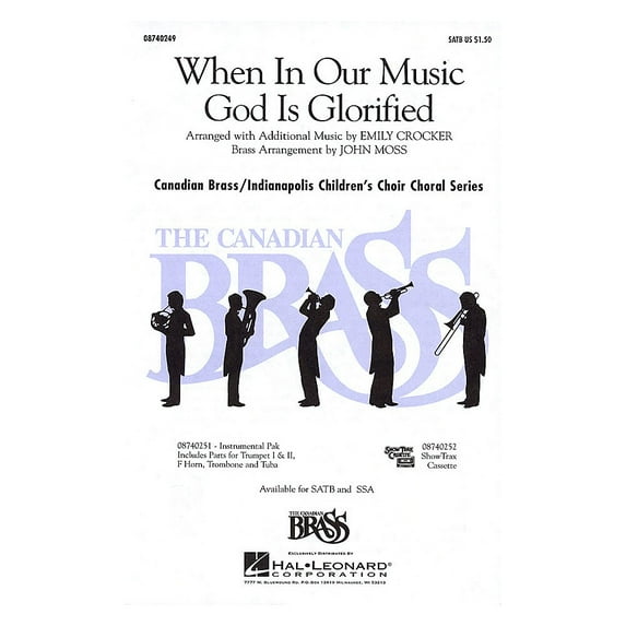 Hal Leonard When in Our Music God Is Glorified IPAKB Composed by Fred Pratt Green