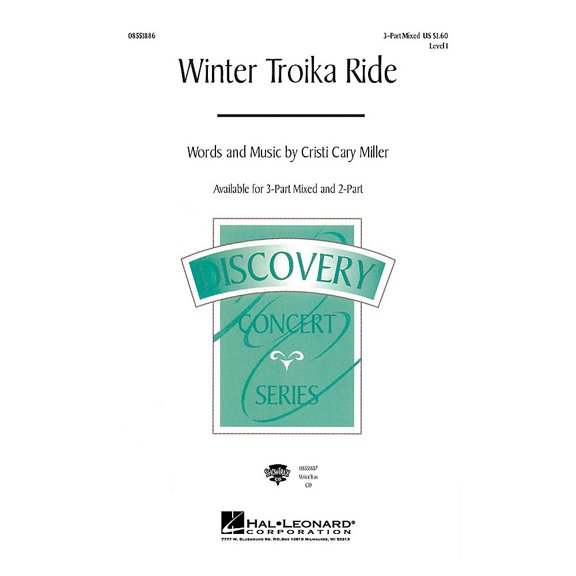 Winter Troika Ride VoiceTrax CD Composed by Cristi Cary Miller