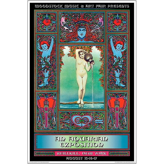 Hal Leonard Woodstock Original ? Wall Poster-24" x 36"
