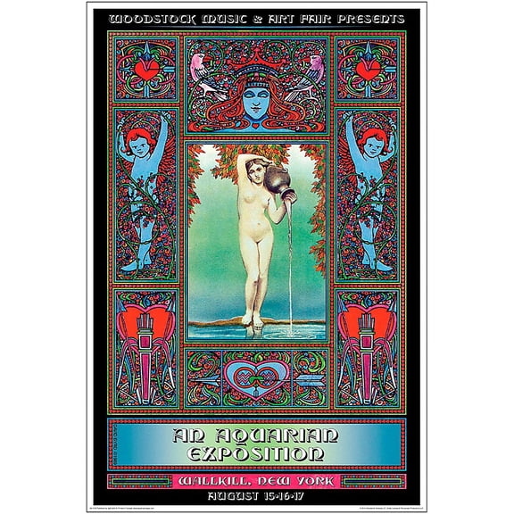 Hal Leonard Woodstock Original ? Wall Poster-24" x 36"