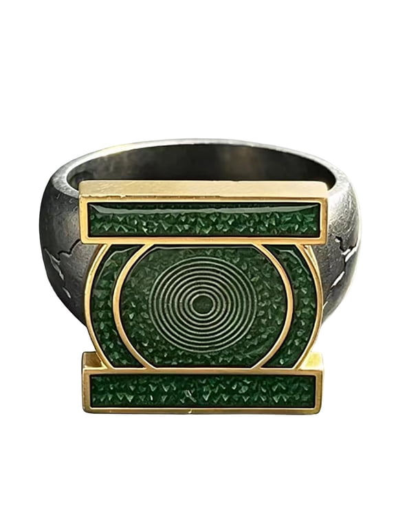 Hal Power Ring Green Lantern Metal Jewelry Accessory(2.3cm)