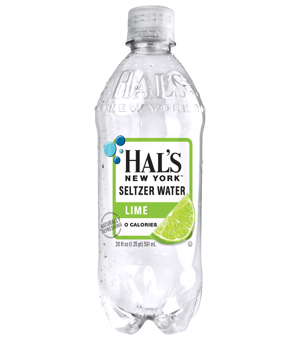 Hal's NY Beverage, Lime, 20 Fl Oz Bottles (24 Pack)