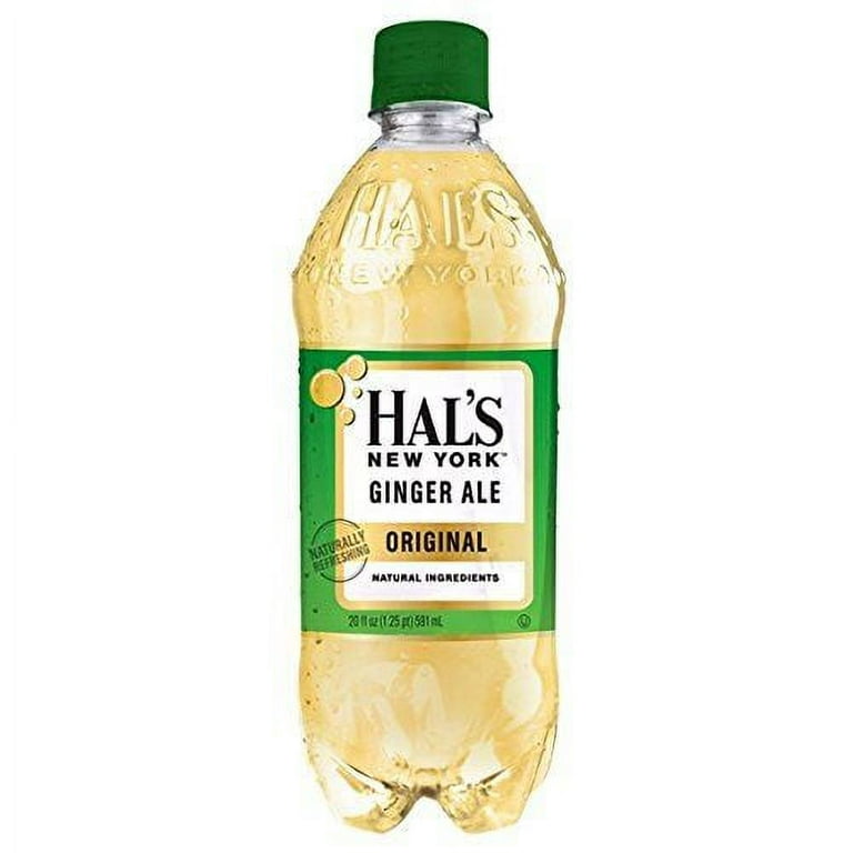 gingerale品 Hal's NY Original BULK Ginger Ale 20 Oz (24 Pack) - Walmart.com
