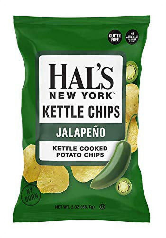 Hal's New York Kettle Cooked Potato Chips, Gluten Free, 2oz