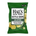 thumbnail image 1 of Hal's New York Kettle Cooked Potato Chips, Gluten Free, 2oz (Jalapeno, Pack of 6), 1 of 7