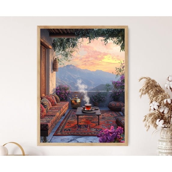Halabja Rooftop Kurdish Rugs Zagros Mountains View Poster , Poster ...