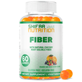 thumbnail image 1 of Shifaa Nutrition Halal Fiber Gummies, Orange Flavor – 60 Ct, 4g Prebiotic Fiber, Vegan, Gluten-Free, Non-GMO – Supports Digestive & Immune Health, 1 of 6