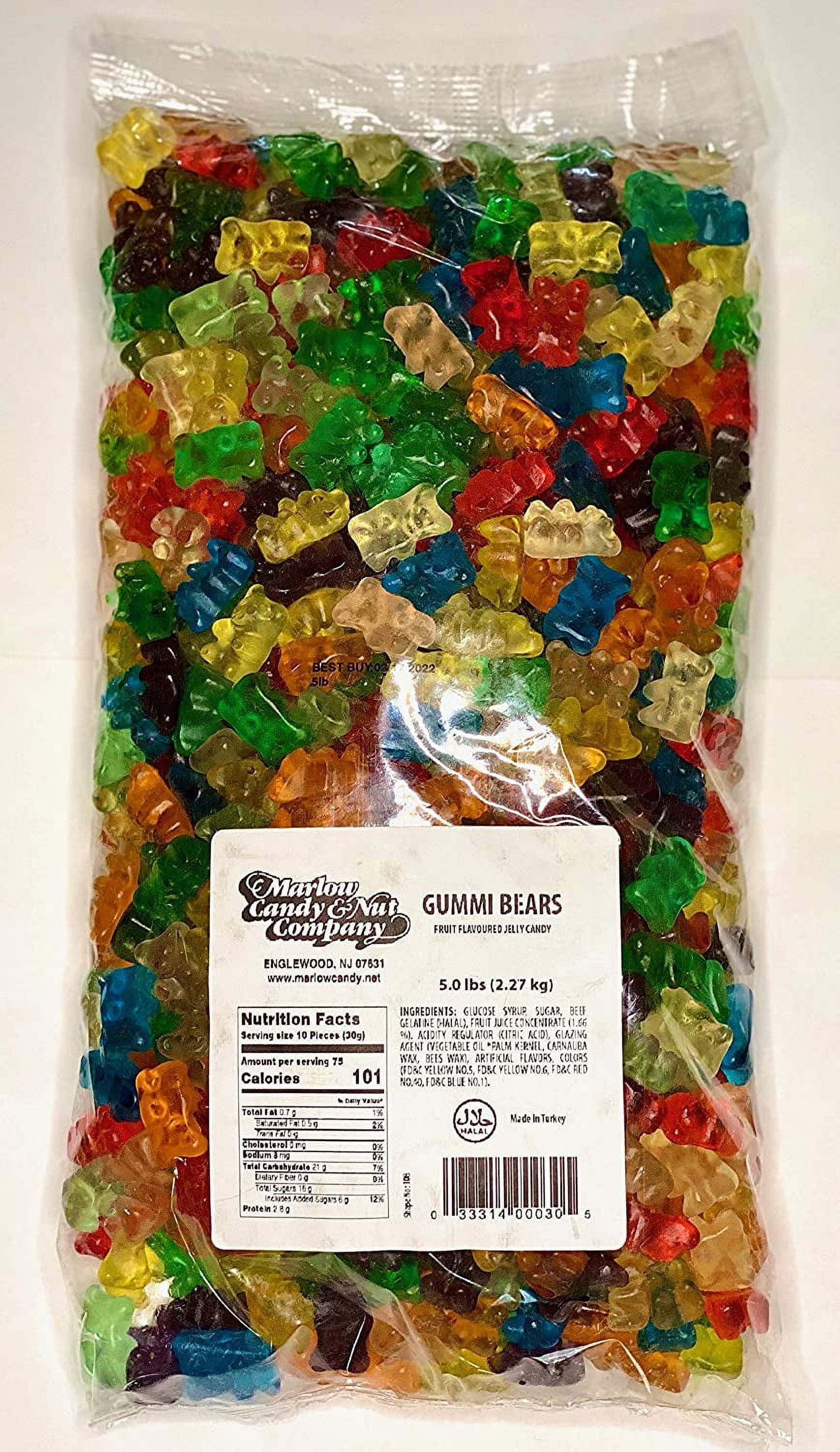 Halal Gummy Bears by Marlow Candy and Nut