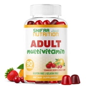 SHIFAA NUTRITION Halal Multivitamins for Adults | 90 Gummies, 45 Days Supply w/ All Essential Vitamins | Vegetarian, NON-GMO, Gluten, Gelatin, Peanuts Free