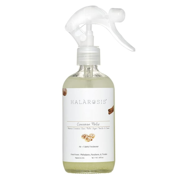 Halarosis Fabric Air Freshener Spray - Room Spray Air Freshener (8 Fl oz Cinnamon Rolls)