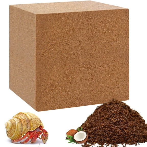 Halatool 10LB Coconut Fiber Substrate for Reptile & Amphibians Natural Premium Coco Husk Terrarium Bedding for Tortoise Habitat Leopard Gecko Tank Corn Snake Bedding Tarantula Enclosure Worm Bin Frog