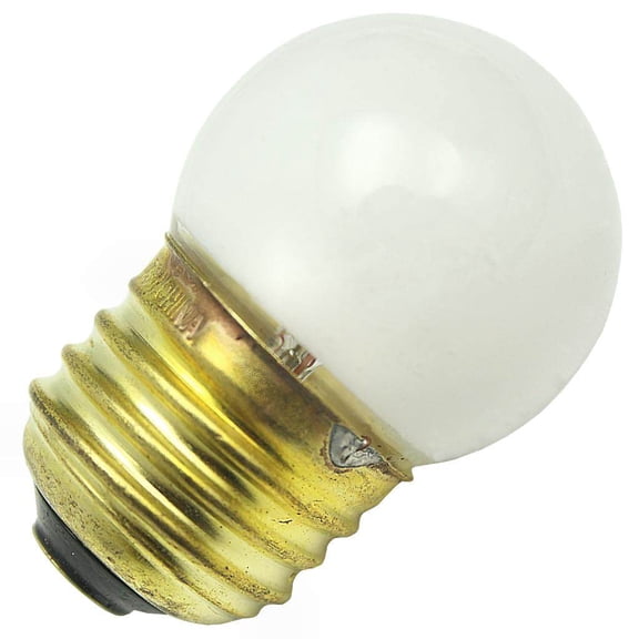Halco 07020 - S11WH7.5C Standard Screw Base White Frosted Scoreboard Sign Light Bulb
