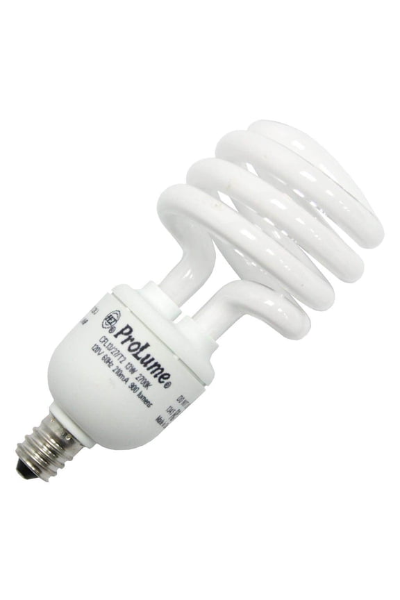 45052 - CFL13/27/T2/E12 Twist Candelabra Screw Base Compact Fluorescent Light Bulb