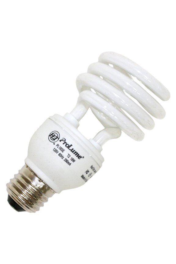 45062 - CFL18/27/T2 Twist Medium Screw Base Compact Fluorescent Light Bulb
