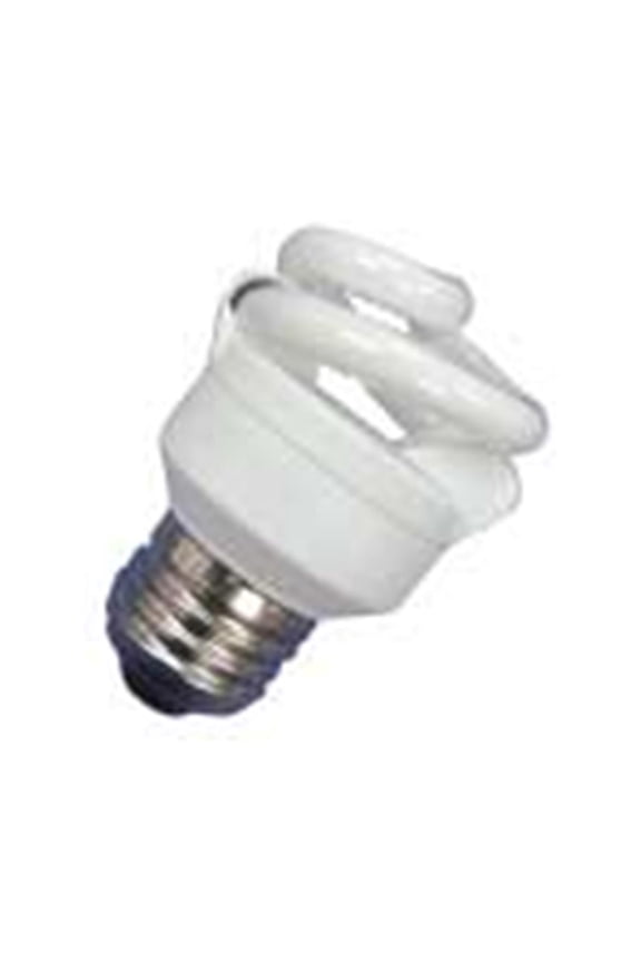 5W T2 FULL Spiral 2700K Med CFL5/27/FS 5w 120v CFL Warm White Full Spiral Lamp Bulb