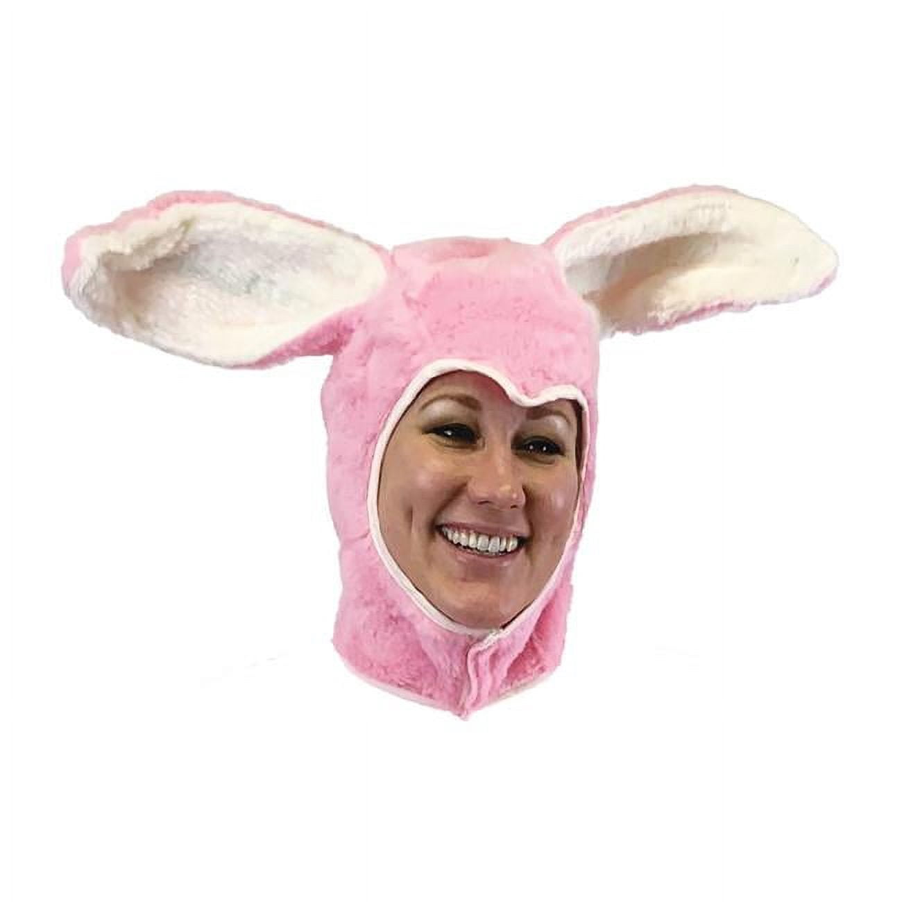 Pink Rabbit Hood Halco AE1095HP Adult Bunny Hood, Pink - Walmart.com