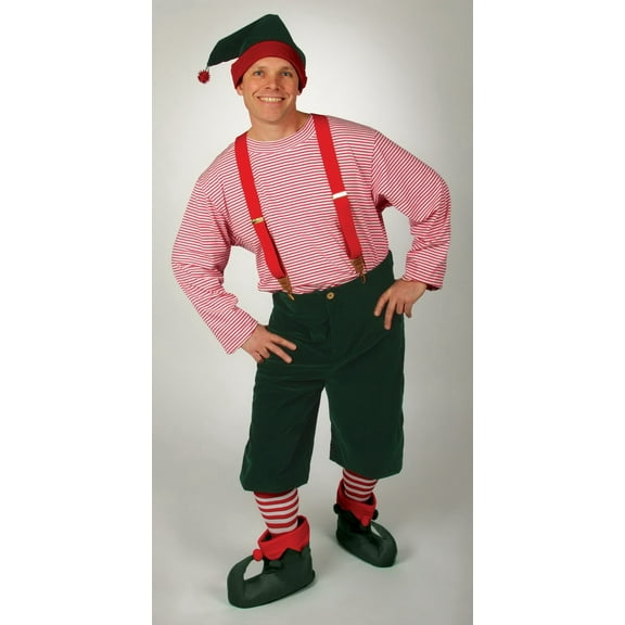 Halco AE1114LG Adult Mens Work Shop Elf Costume - Large