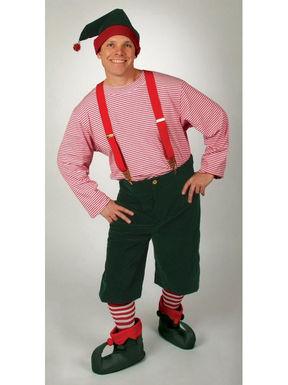 Men's Workshop Elf Costume For Adults