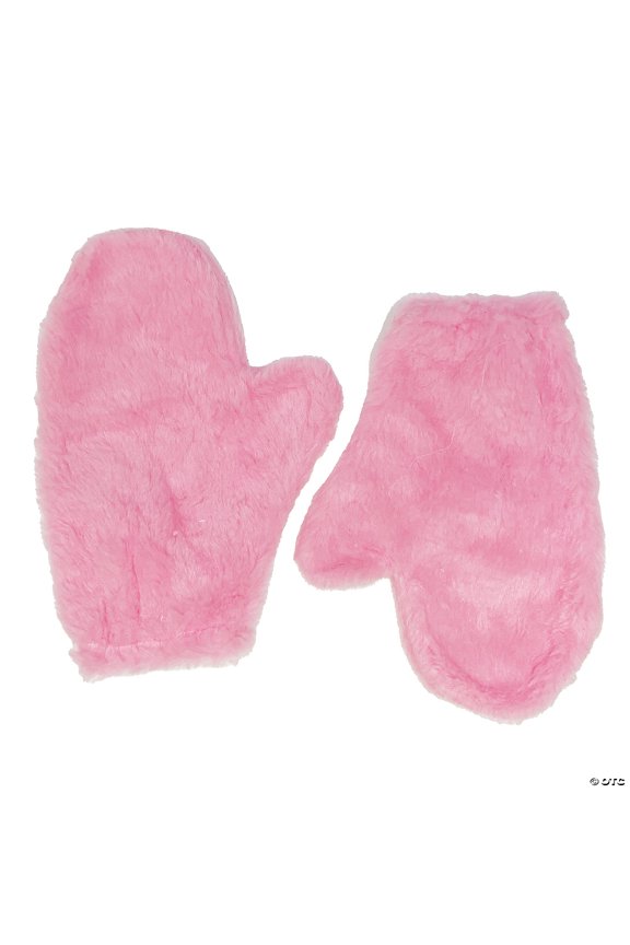 Adult Bunny Mitts Pink