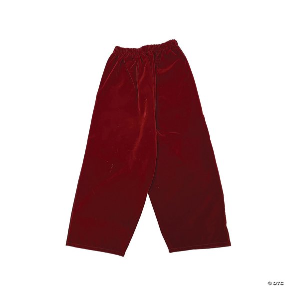 Halco - Burgundy Velvet Santa Pants - XXL - Men's XXL