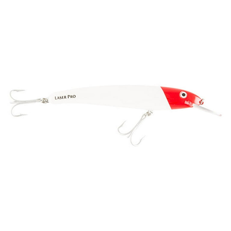 Halco HLP190XDDH53 Laser Pro 190 XDD White Redhead Fishing Lure w