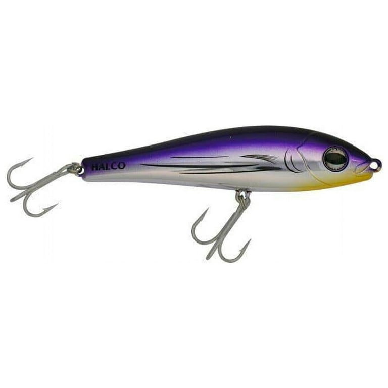 Halco HSD125H79 Slidog 125 Stripey 52 Gram Fishing Lure w/ #1 Treble Hooks  