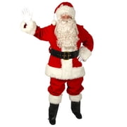 Halco Men's Red Velvet Santa Suit Costume - Size Large