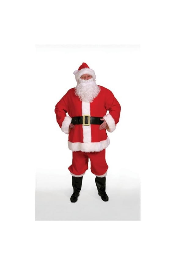 Mens Economy Santa Suit Costume - Size X Large