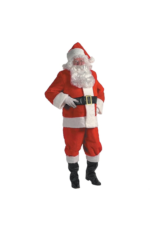 Mens Rental Quality Santa Suit Costume - Size Large