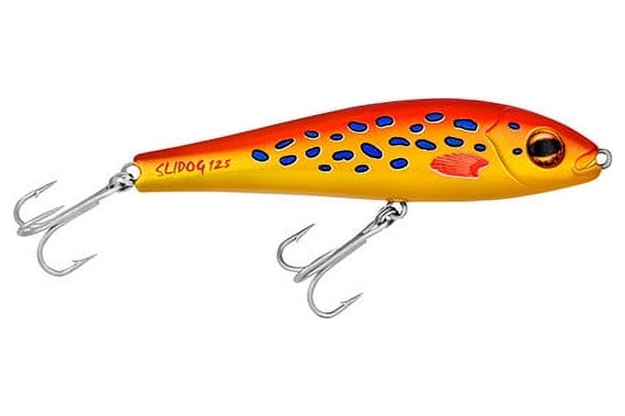 Halco Slidog 125 Casting Lure, #R9 Coral Trout, 5", 1 7/8oz - Walmart.com