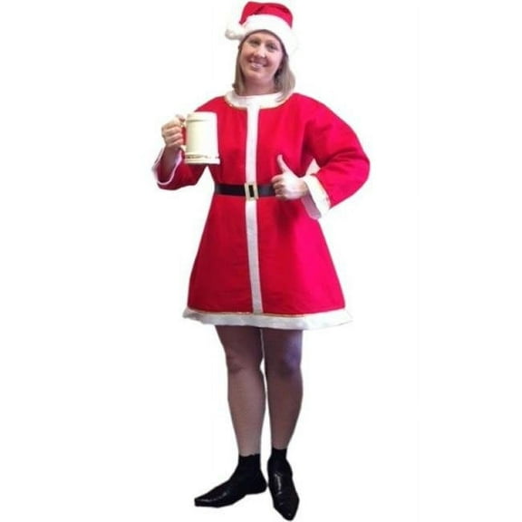 Halco Women's Kringle's Kompanion Mrs. Claus Costume - Size Medium