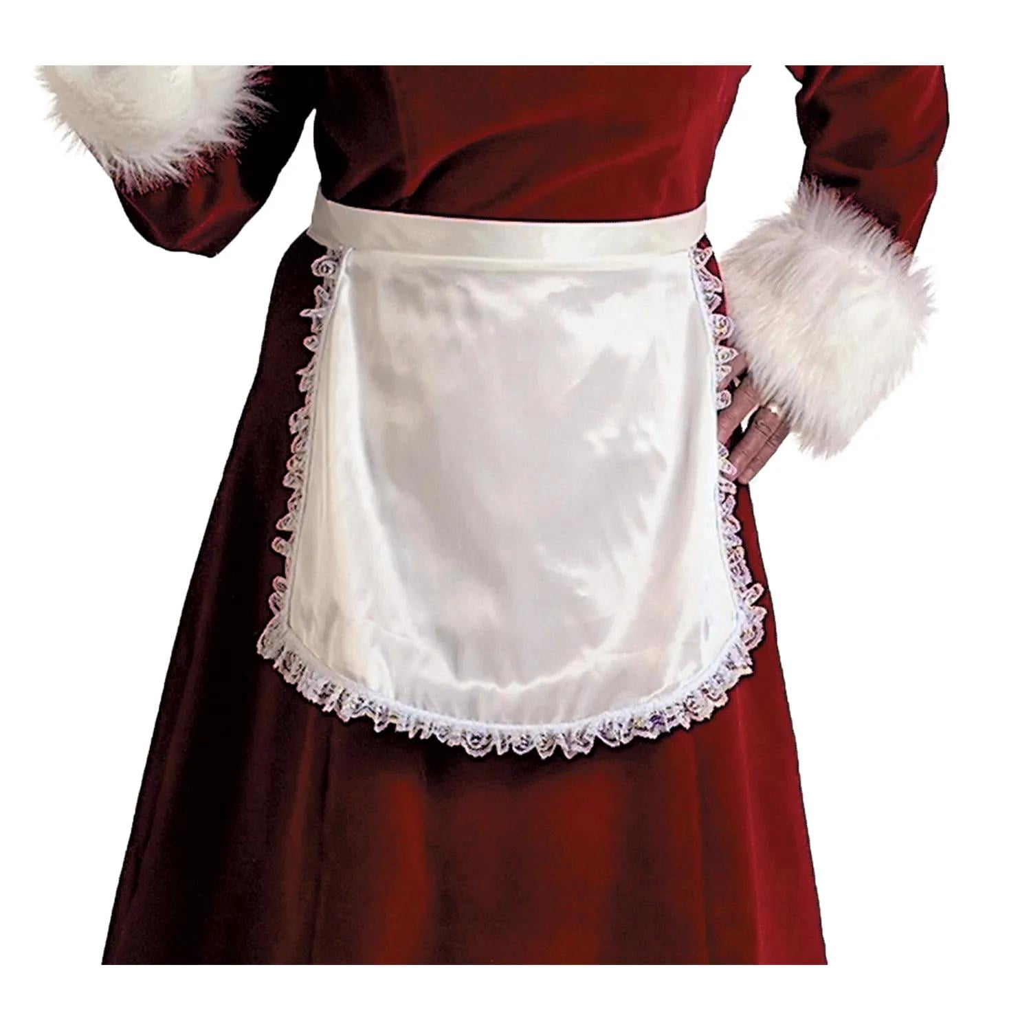 Halco Womens Mrs Claus Apron - One Size Fits Most