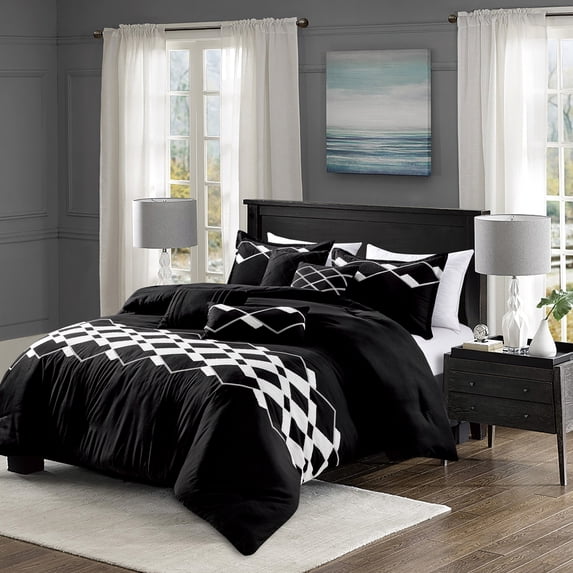 Halda Luxury 7 Piece Comforter set Queen