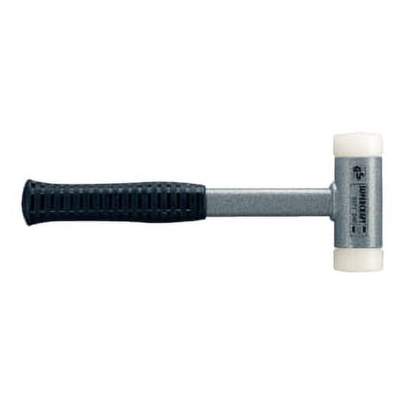 Halder 3377.050 2.62lb Supercraft Deadblow, Non-Rebounding Hammer with Nylon Faces, Steel Handle and Rubber Grip