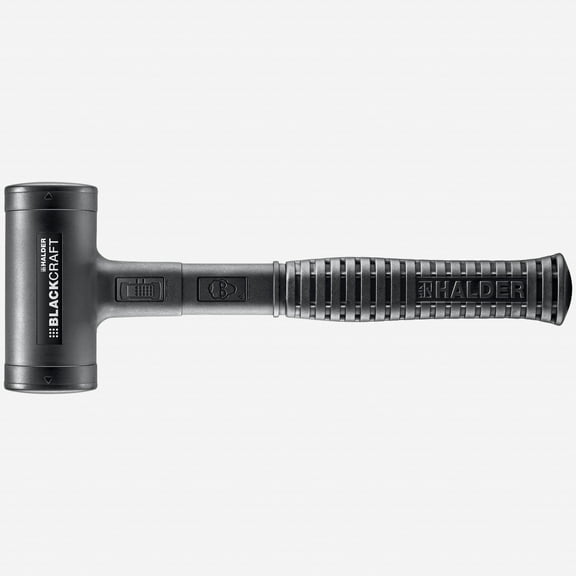 Halder Blackcraft Dead Blow Hammer with Polyurethane Cover and Steel Housing, 1.97" / 31.75 oz.
