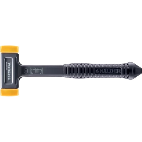 Halder Inc Secural Plus D40 Mm Polyurethane Head With Steel Handle