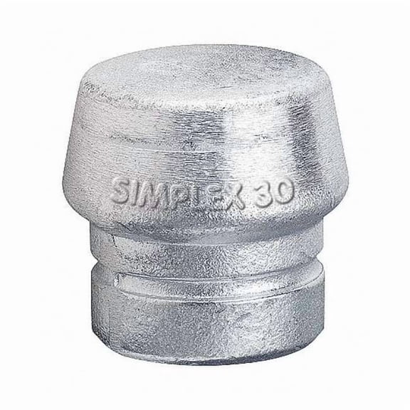 Halder Simplex Hammer Tip,2 3/8 In,Hard,Silver 3209060