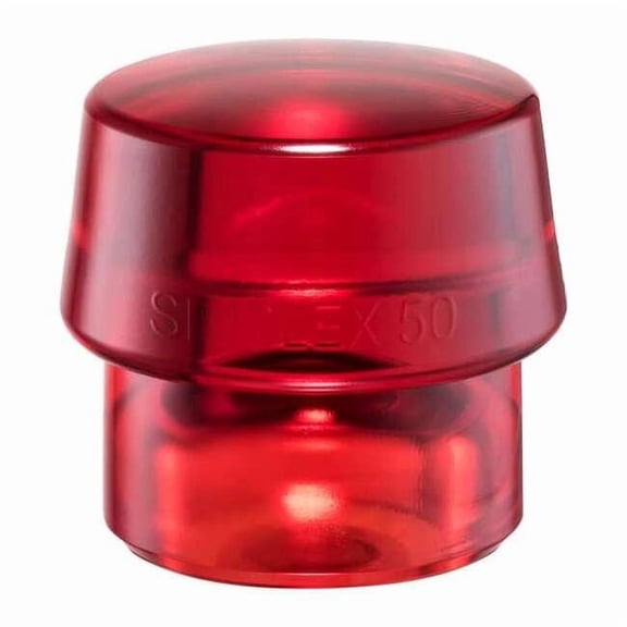 Halder Simplex Hammer Tip,2 3/8 In,Medium Hard,Red 3206060