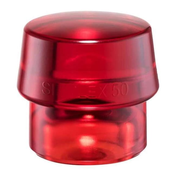 Halder Simplex Hammer Tip,2 In,Medium Hard,Red 3206050