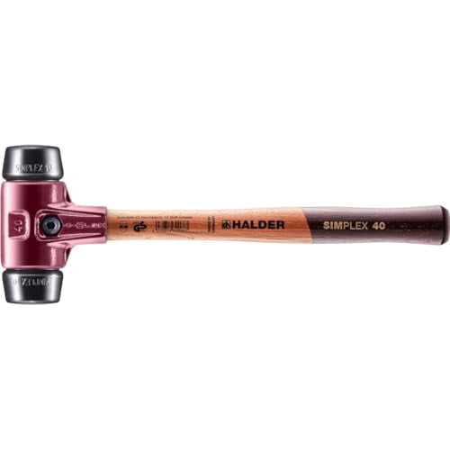 Halder Simplex Mallet with Black Rubber Inserts and Cast Iron Housing ...
