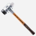 thumbnail image 1 of Halder Simplex Mallet with Black Rubber/Superplastic Inserts and Lightweight Aluminum Housing, 1.18" / 7.05 oz., 1 of 1