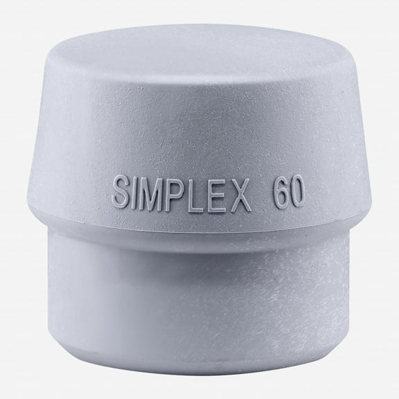 Halder Simplex Mid Gray Rubber Replacement Face Insert, Non-Marring, 2.36"