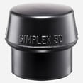 thumbnail image 1 of Halder Simplex Replacement Face Insert, Black Rubber, 3.15", 1 of 1