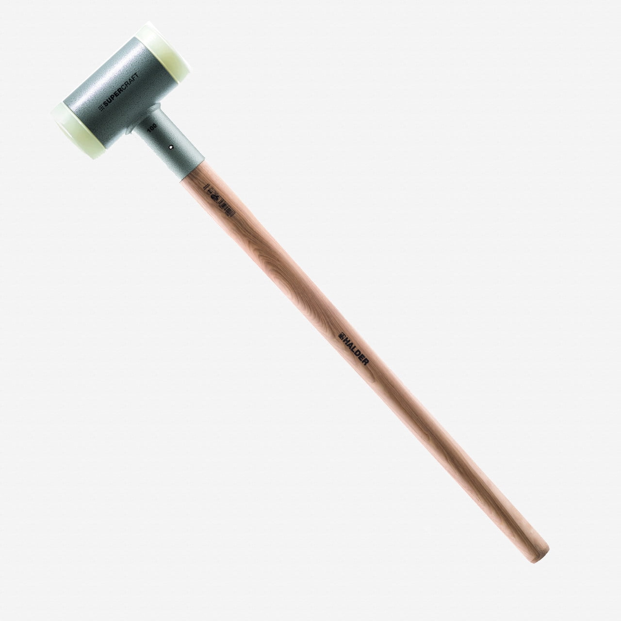 Halder SUPERCRAFT 3377030 steel tube handle, nylon, soft-face mallet
