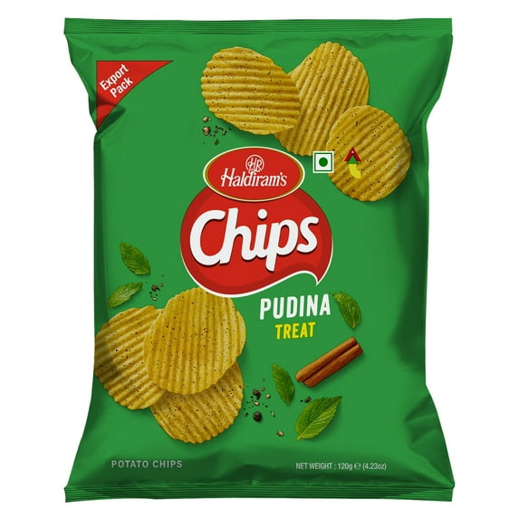 Haldiram Pudina Treat Chips - 120gm