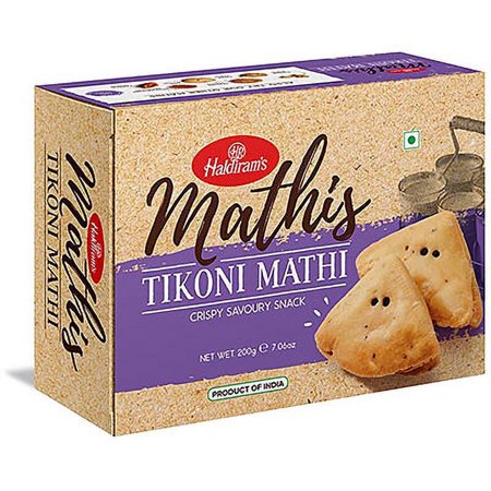 Haldiram's Tikoni Mathi 7 oz box Pack of 2