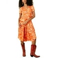 thumbnail image 1 of Hale Bob womens  Ariyah Dress, XL, Orange, 1 of 3